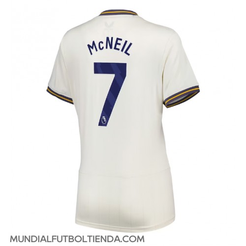 Camiseta Everton Dwight McNeil #7 Tercera Equipación Replica 2024-25 para mujer mangas cortas